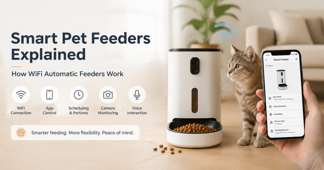Smart Pet Feeders Explained How WiFi Automatic Feeders Work