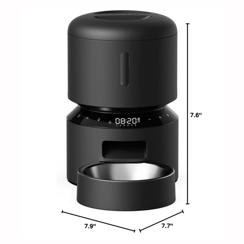 3L Automatic Cat Feeder with Programmable Meals Voice Call and Portion Control
