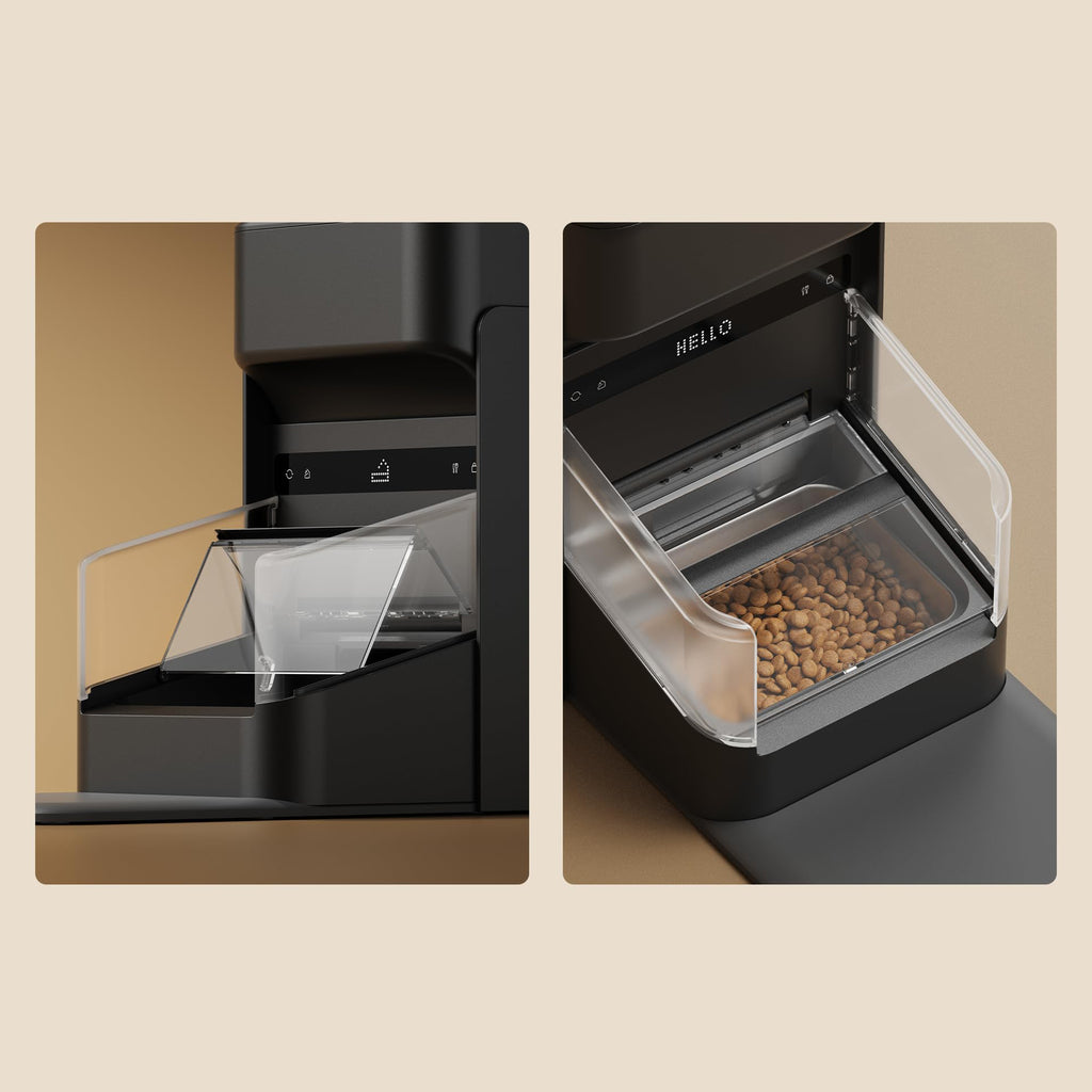 RFID Smart Cat Feeder with Collar Sensor for Personalized Multi Cat Feeding and Meal Tracking